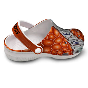 Custom Turtle Mom Clogs Shoes