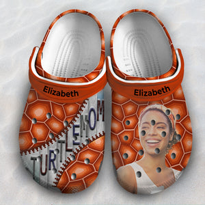 Custom Turtle Mom Clogs Shoes