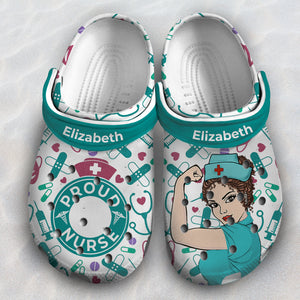 Custom Proud Nurse Clogs Shoes TH0711