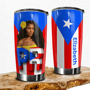 Custom Puerto Rico Tumbler With Your Picture