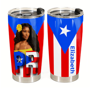 Custom Puerto Rico Tumbler With Your Picture