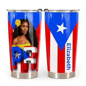 Custom Puerto Rico Tumbler With Your Picture