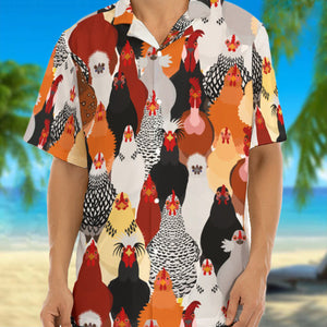 Custom Chicken Hawaiian Shirt For Chicken Lovers