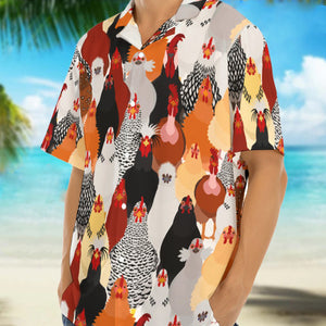 Custom Chicken Hawaiian Shirt For Chicken Lovers