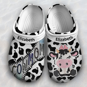 Custom Cow Mom Clogs Shoes With Cow Cute