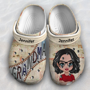 Custom Grandma Clogs Shoes With Your Photo