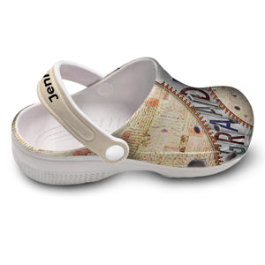 Custom Grandma Clogs Shoes With Your Photo