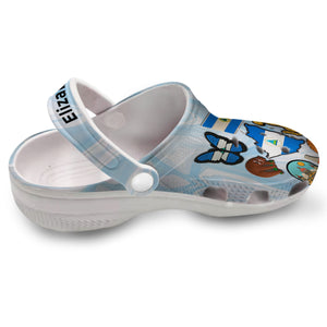 Custom Nicaragua Clogs Shoes With Nicaraguan Symbols Marbled