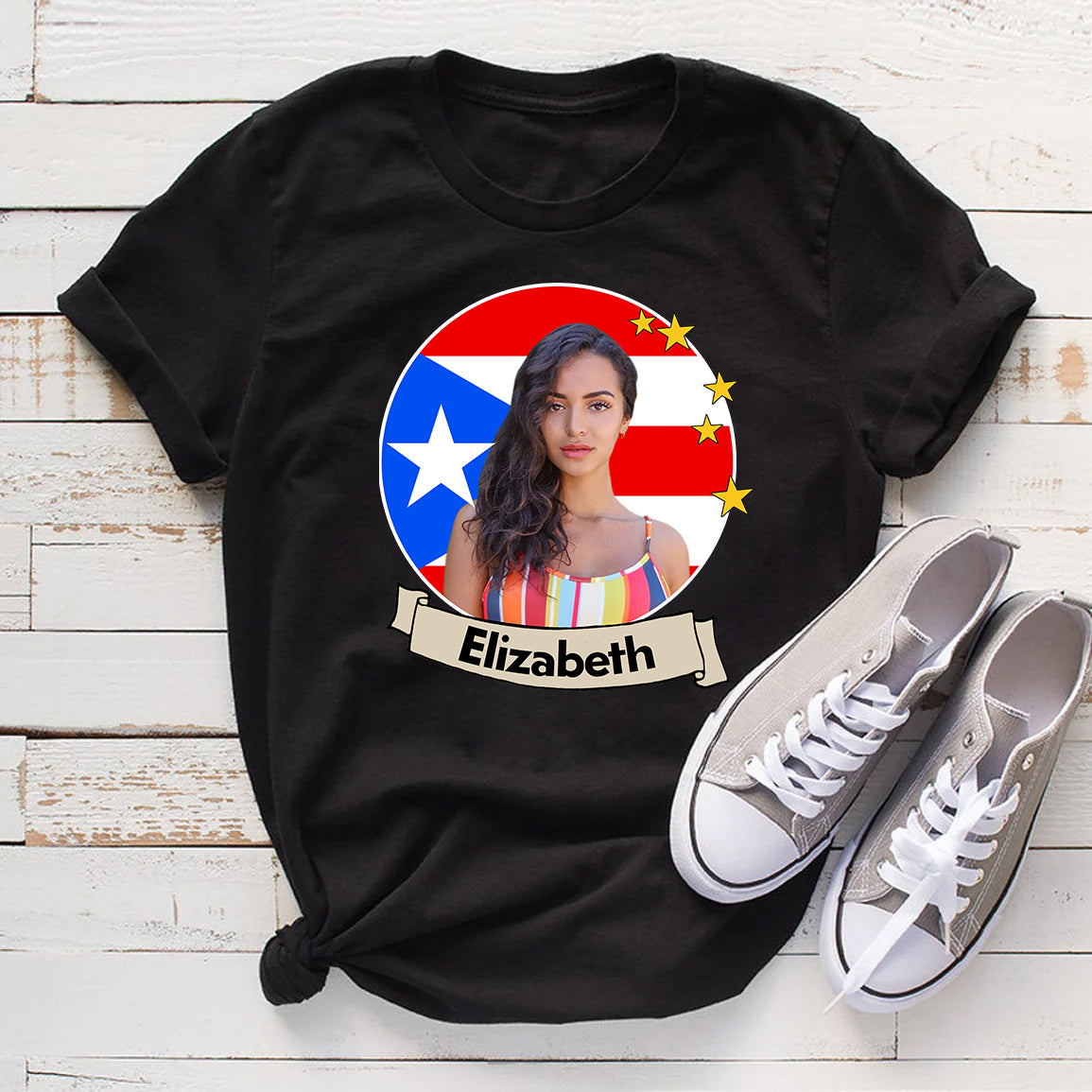Custom Puerto Rico T-shirt With Your Photo