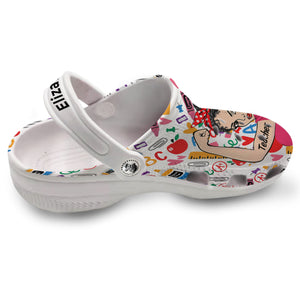 Custom Teacher Clogs Shoes, Gift For Teacher