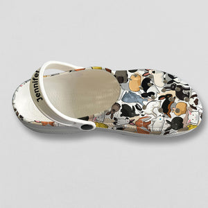 Cute Rabbits Personalized Clogs Shoes