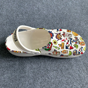 I'm Not Yelling I'm Dominican Customize Clogs Shoes