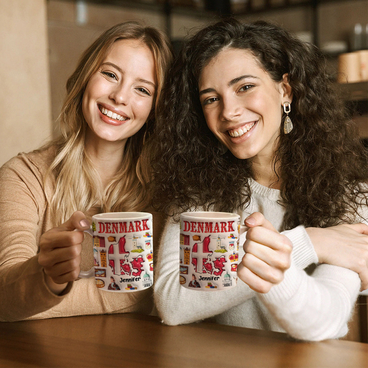 Custom Denmark Coffee Mug Cup With Your Name