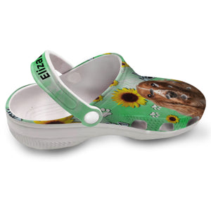 Dog Lovers Personalized Clogs Shoes With Photo And Name
