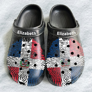 It's In My DNA Dominican Flag Custom Clogs Shoes