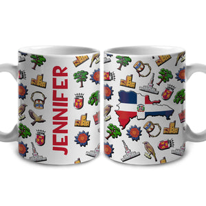 Custom Dominican Republic Mug With Your Name