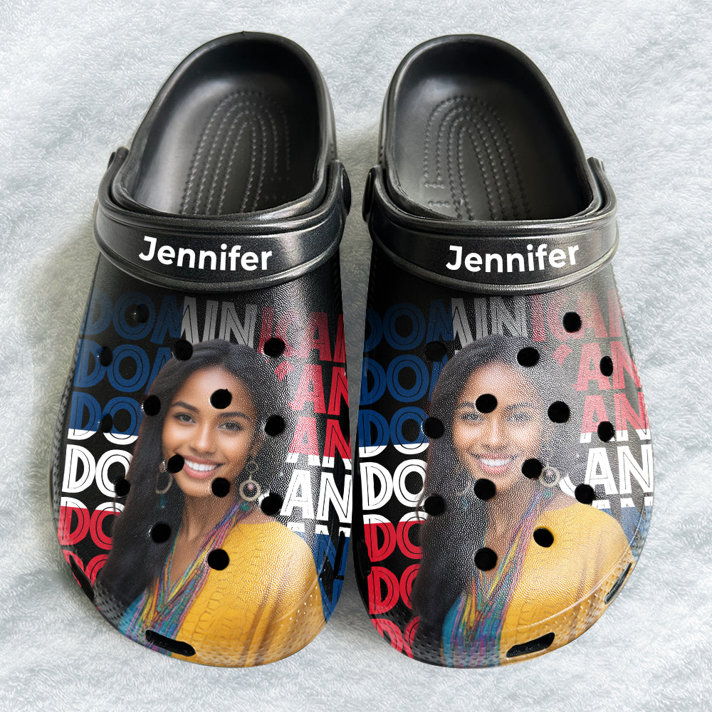Custom Dominican Clogs Shoes With Your Photo