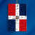 Dominican Republic Shaped Acrylic Ornament With Flag And Symbols
