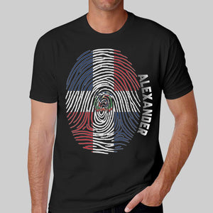 Personalized Dominican Republic T-shirt With Pride