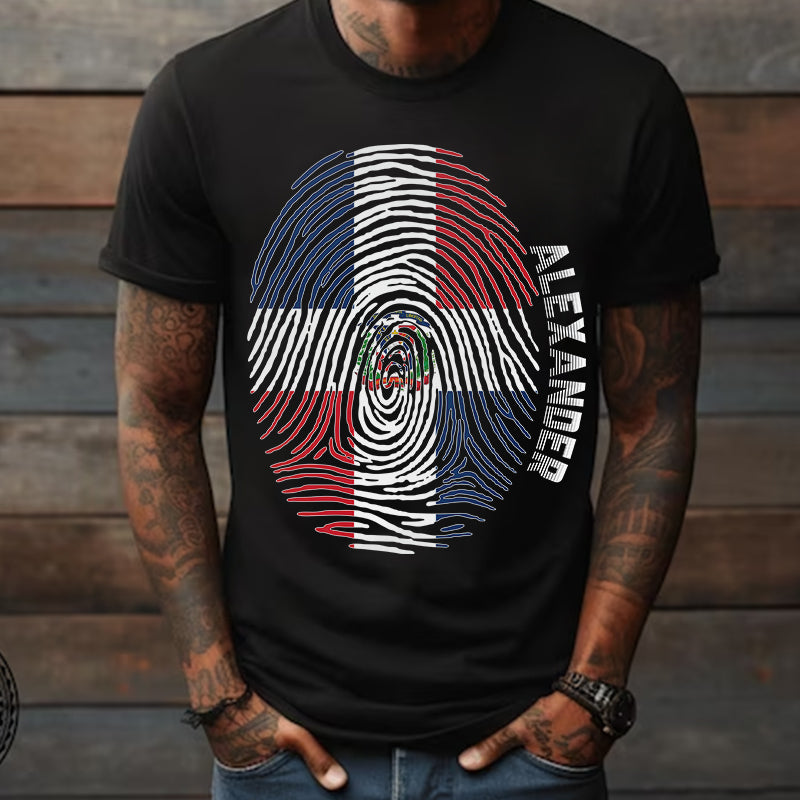 Personalized Dominican Republic T-shirt With Pride