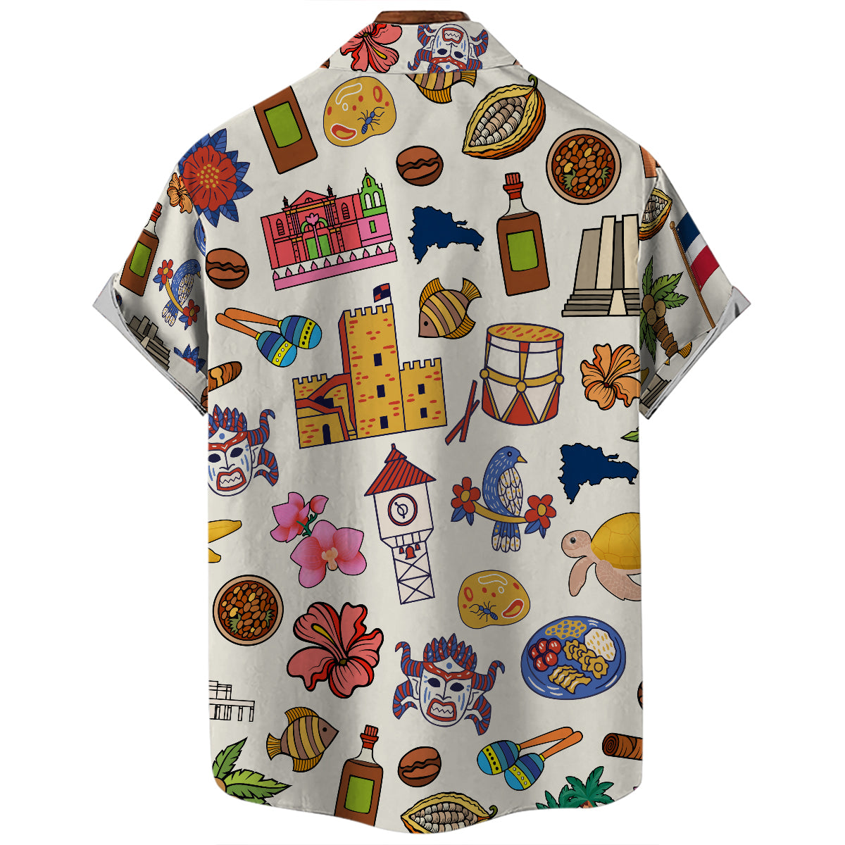 Dominican Republic Hawaiian Shirt For Vacation And Travel Lovers