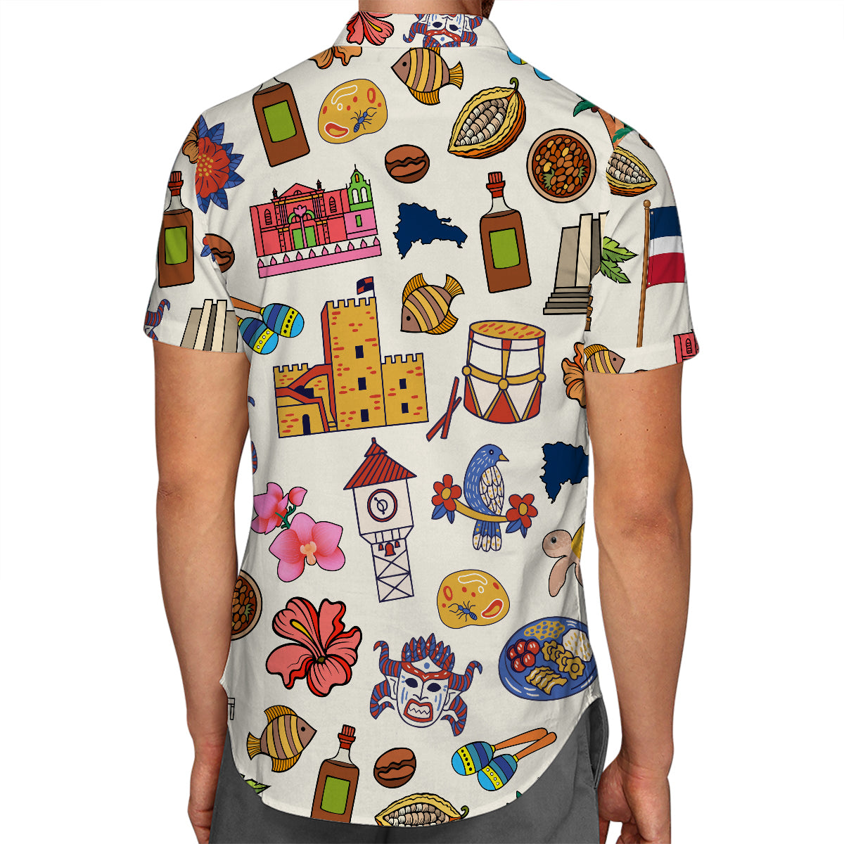Dominican Republic Hawaiian Shirt For Vacation And Travel Lovers