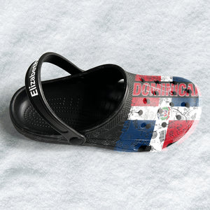 Custom Dominican Republic Clogs Shoes With Dominican