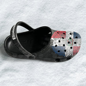 It's In My DNA Dominican Flag Custom Clogs Shoes