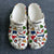 Customized Clogs Shoes With Dominican Flag And Symbols