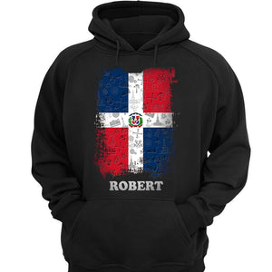 Dominican Flag Personalized T-shirt With Symbols