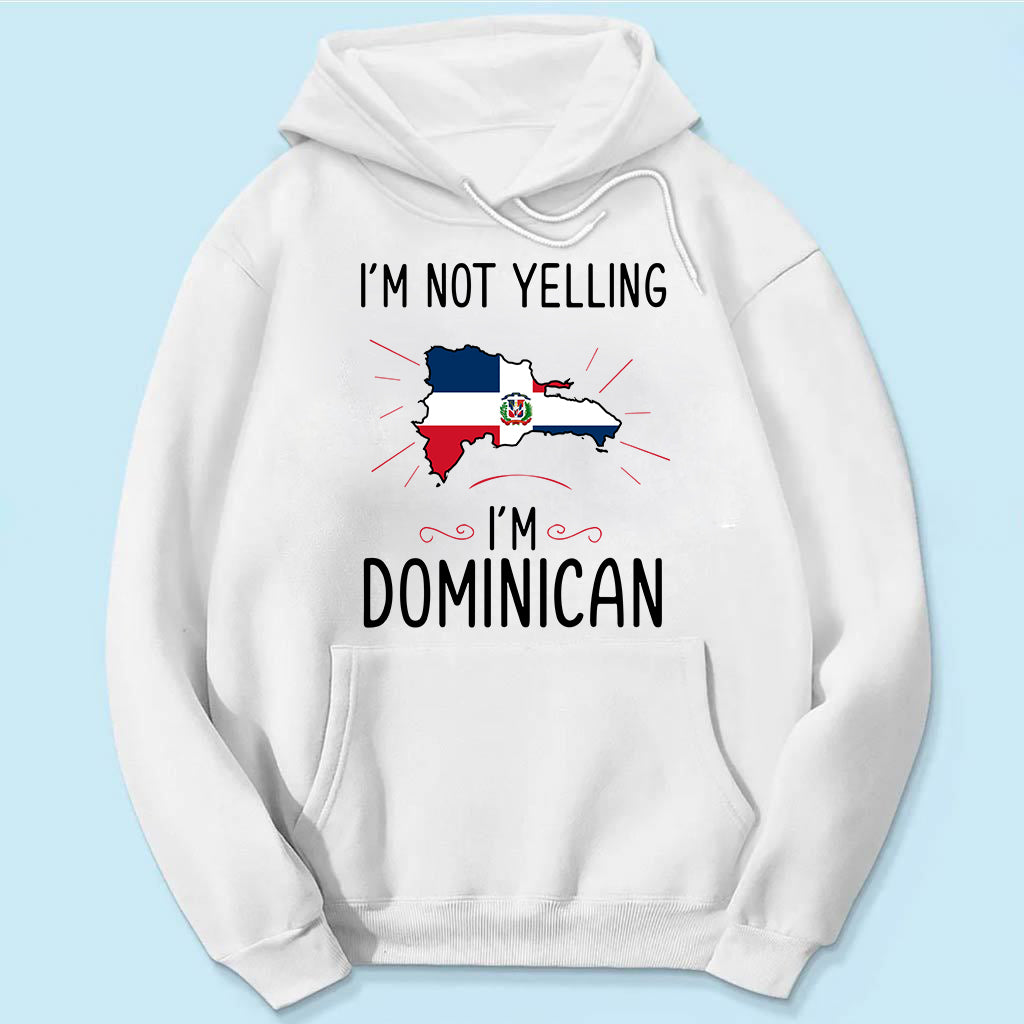 Custom I'm Not Yelling I'm Dominican T-shirt And Your Picture