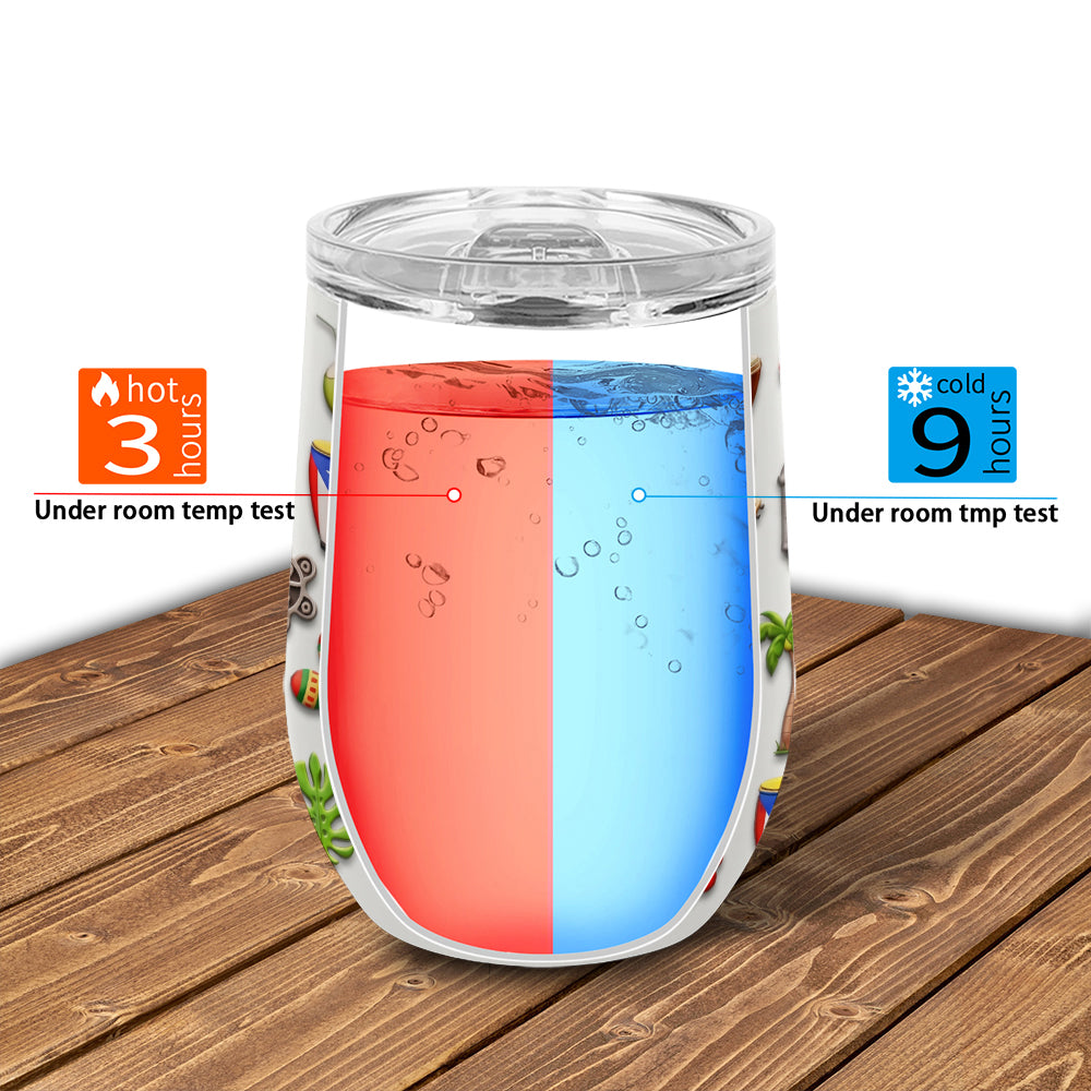 Custom Puerto Rico Is Always Home Tumbler