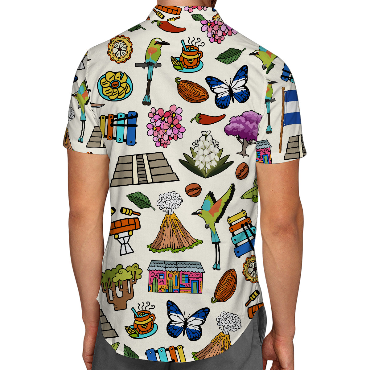 El Salvador Hawaiian Shirt For Vacation And Travel Lovers