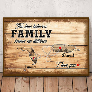 Puerto Rico Florida The Love Between Family Knows No Distance Custom Poster