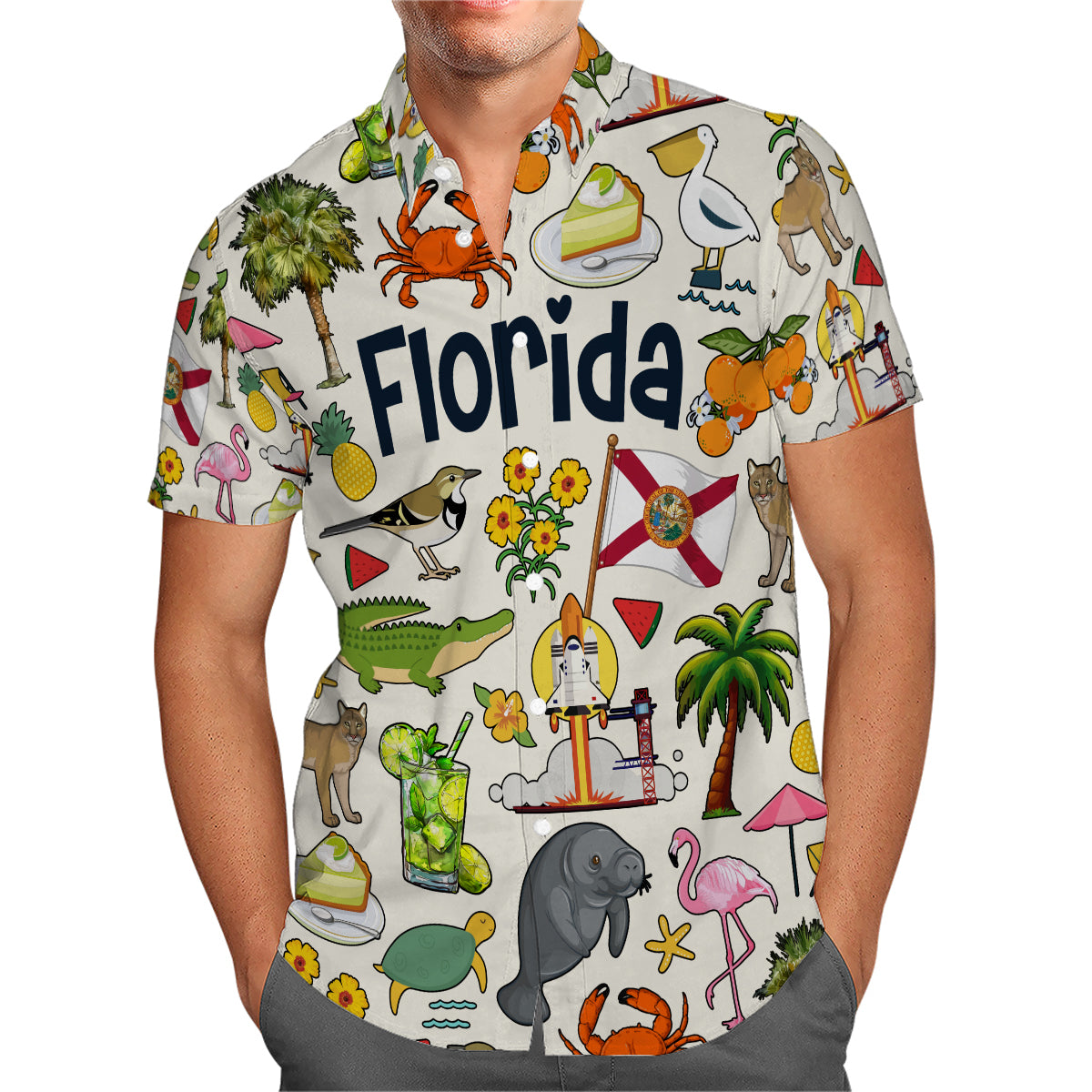 Florida Hawaiian Shirt For Vacation And Travel Lovers