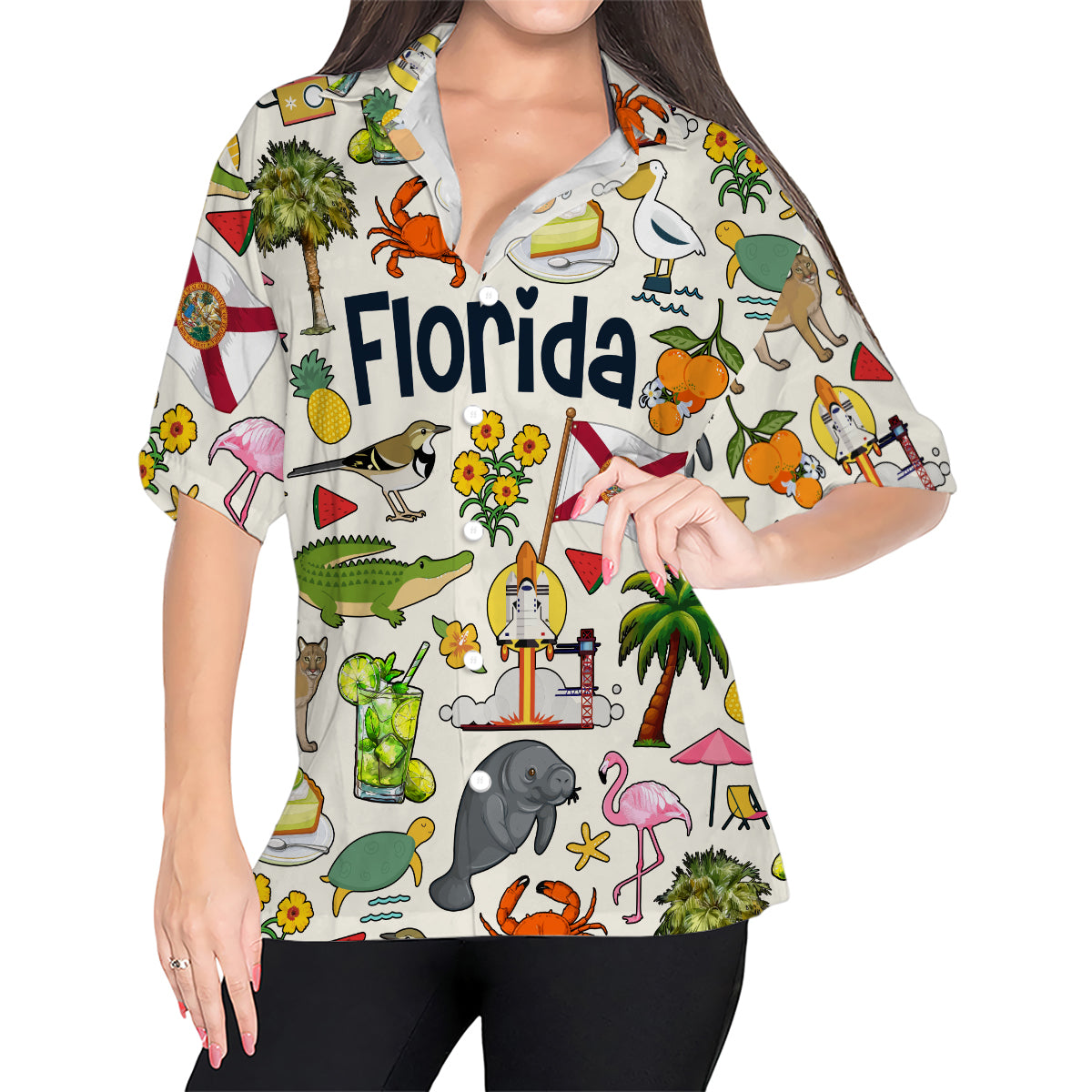 Florida Hawaiian Shirt For Vacation And Travel Lovers