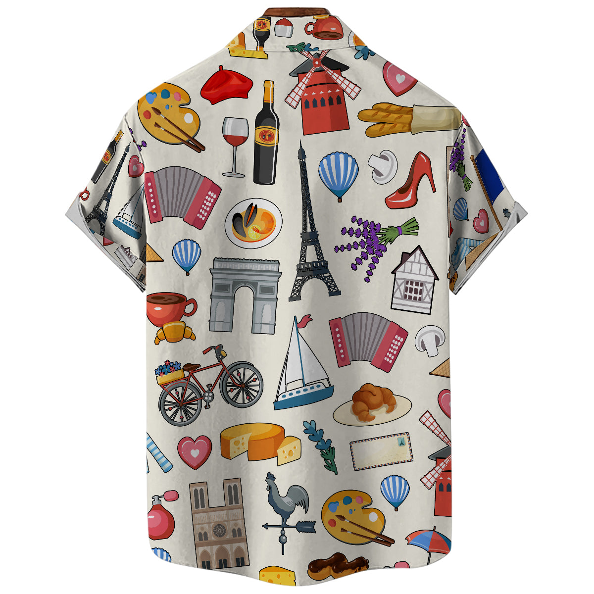 France Hawaiian Shirt For Vacation And Travel Lovers
