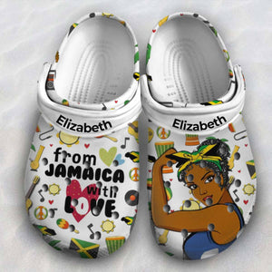 From Jamaica With Love Custom Clogs Shoes