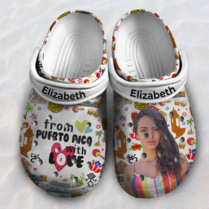 From Puerto Rico With Love Custom Clogs Shoes