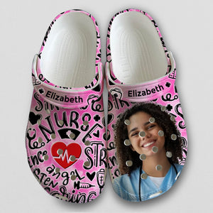 Custom Nurse Strong Clogs Shoes