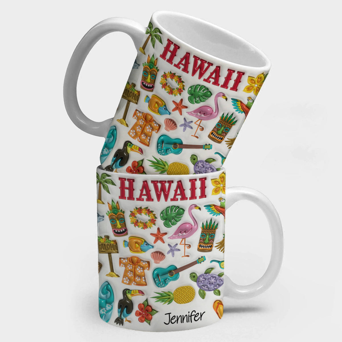 Custom Hawaii Coffee Mug Cup With Your Name