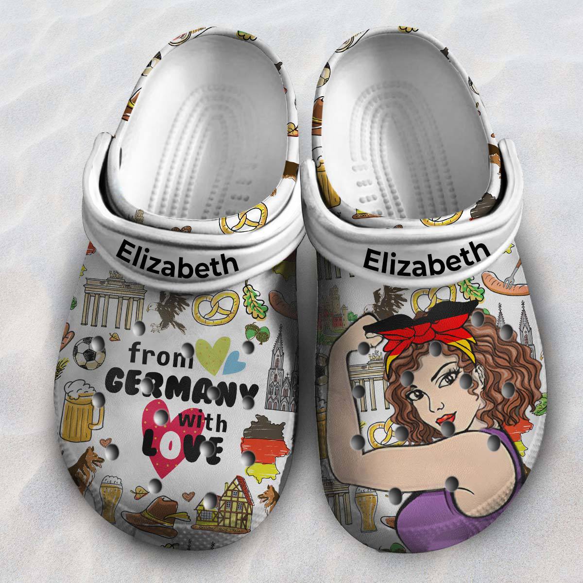 From Germany With Love Custom Clogs Shoes