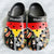 Germany Customized Clogs Shoes With German Flag Zipper