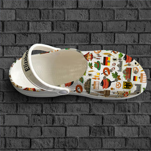 Custom Germany Clogs Shoes, It's Where My Story Begins