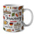 Custom Germany Coffee Mug Cup With Symbols