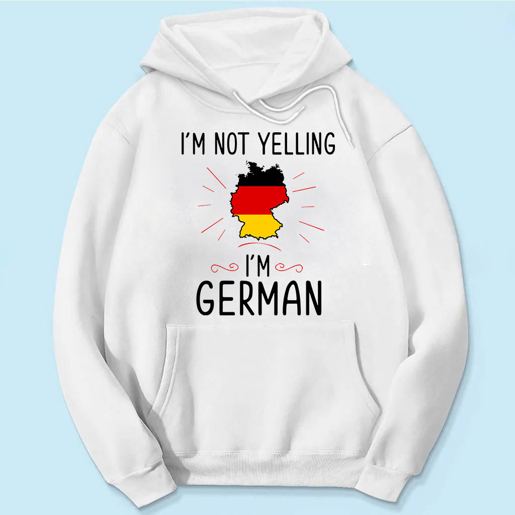 Custom I'm Not Yelling I'm German T-shirt And Your Picture