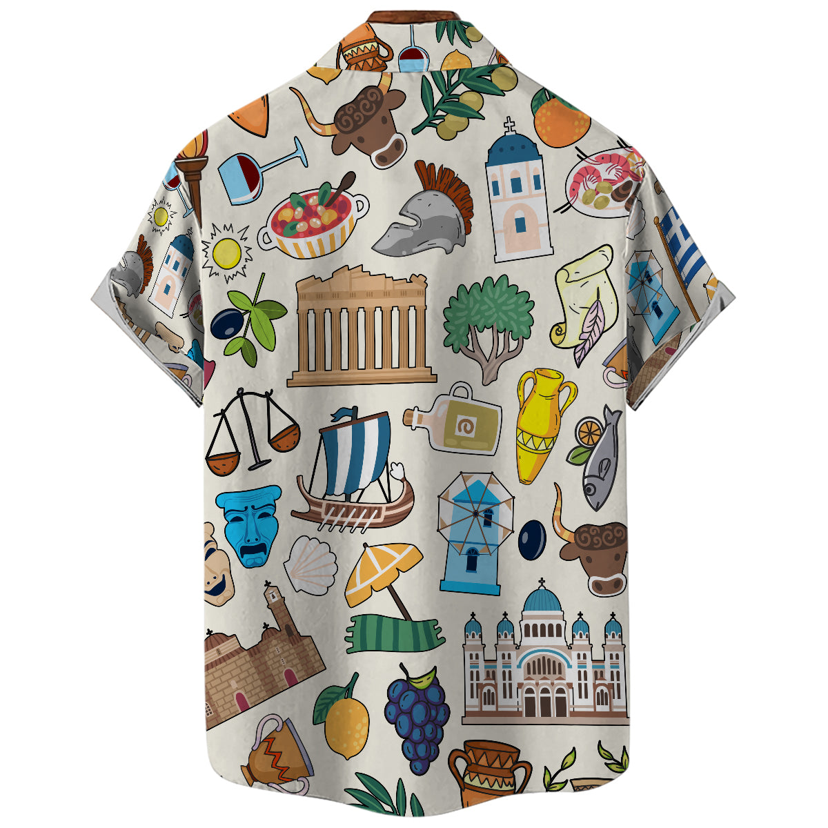 Greece Hawaiian Shirt For Vacation And Travel Lovers