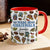 Customize Made In Guatemala Coffee Accent Mug With Symbols
