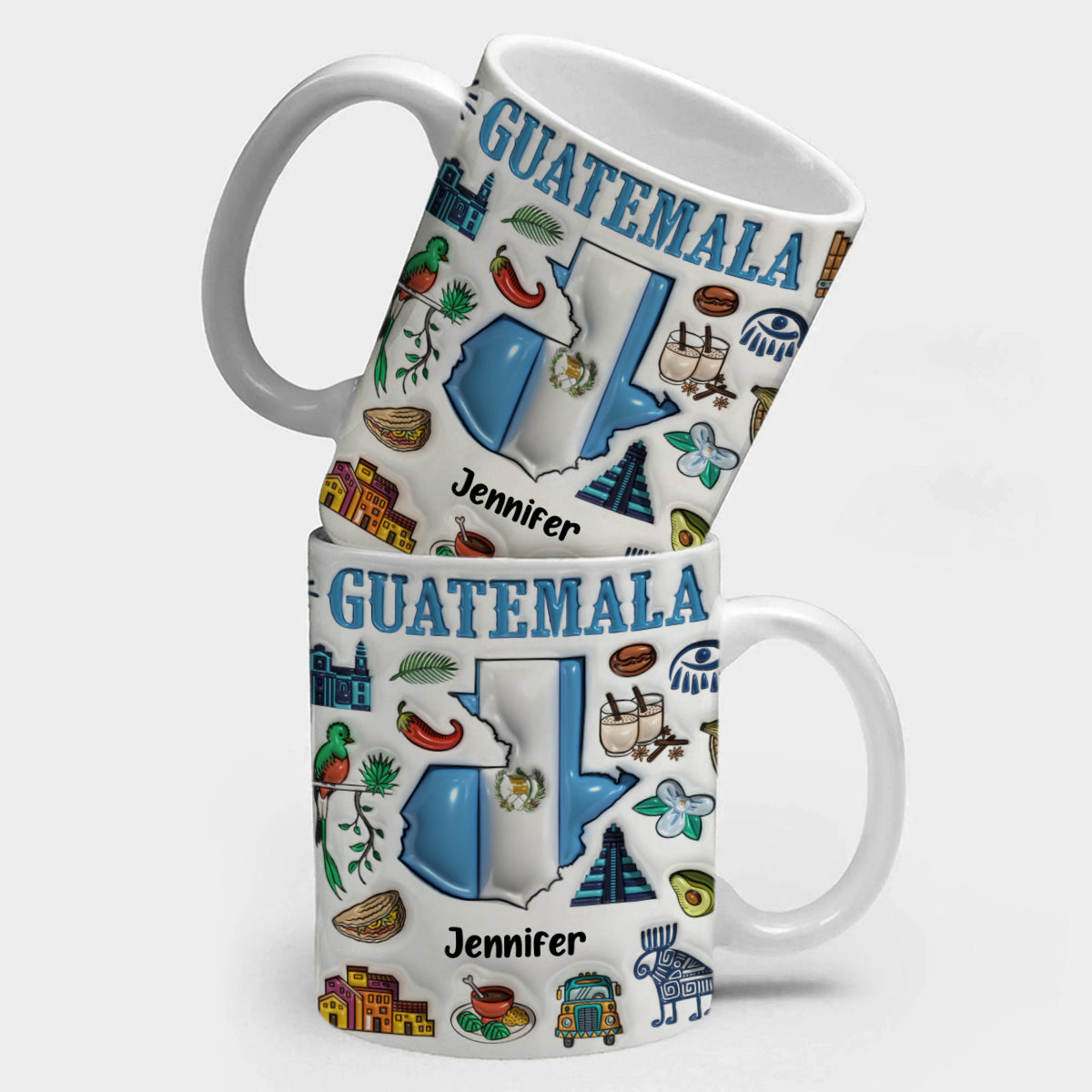 Custom Guatemala Coffee Mug Cup With Your Name