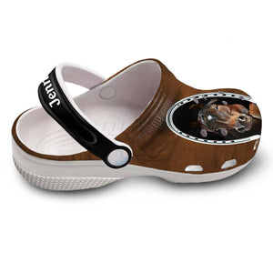 Horse Personalized Clogs Shoes With Picture TH2411